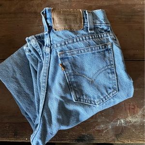 Vintage Levi’s 550s Orange Tab Kids size 11